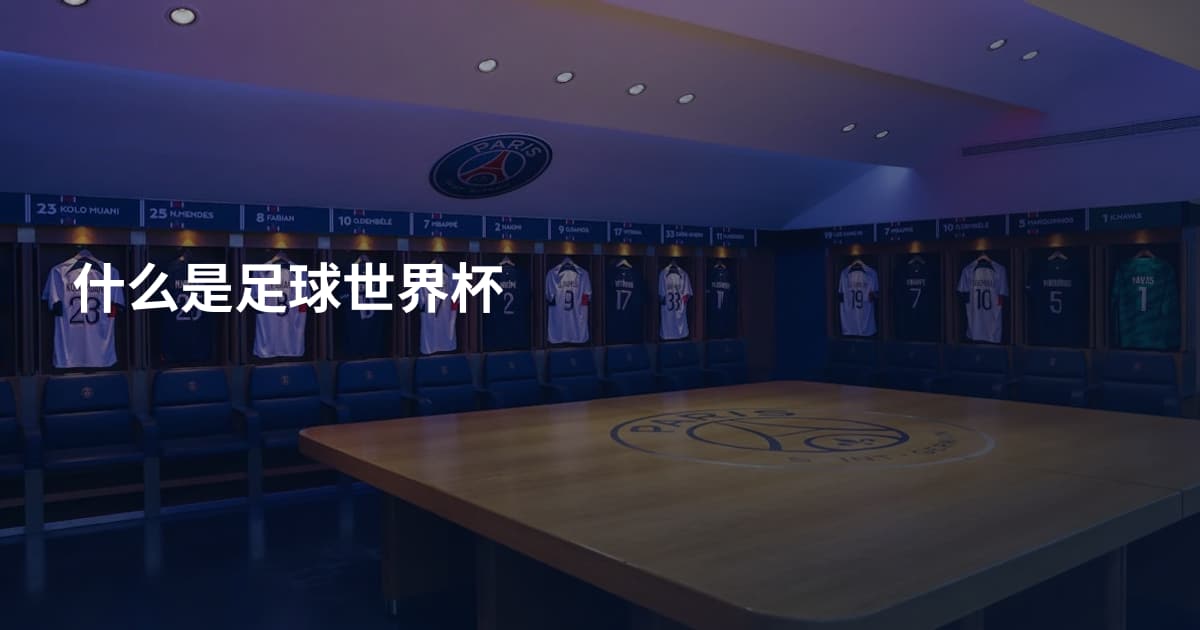 什么是足球世界杯