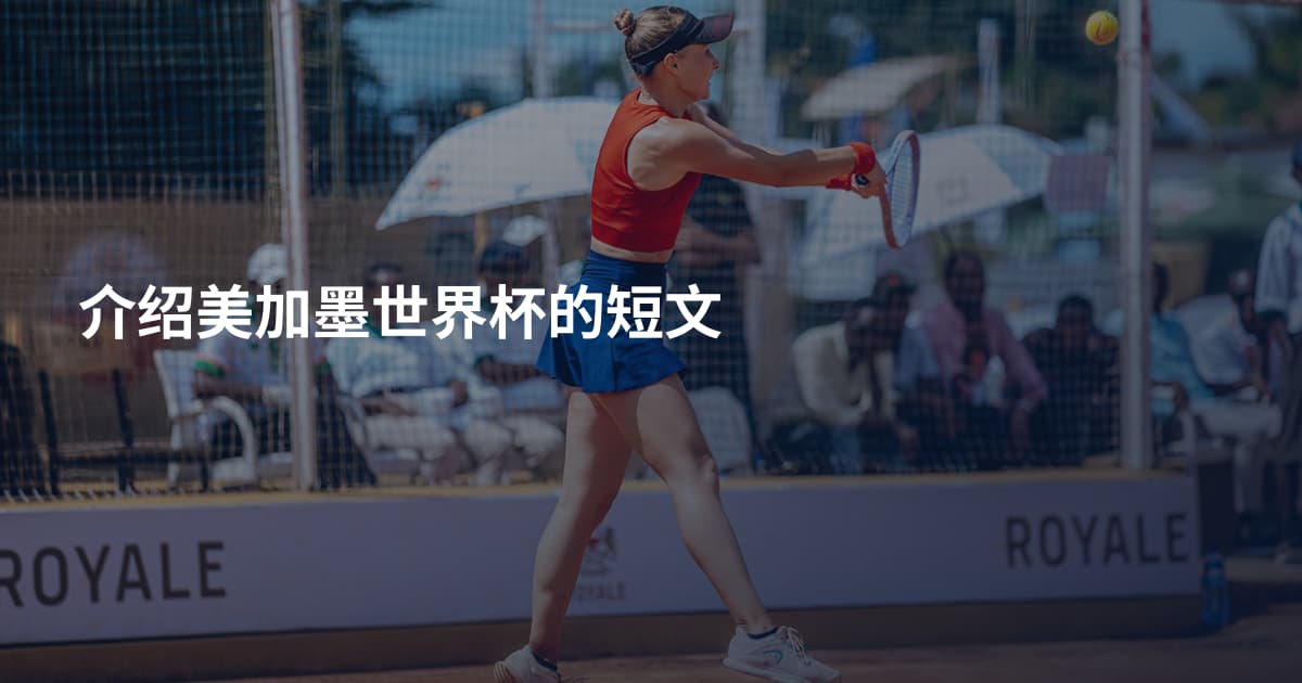 介绍美加墨世界杯的短文