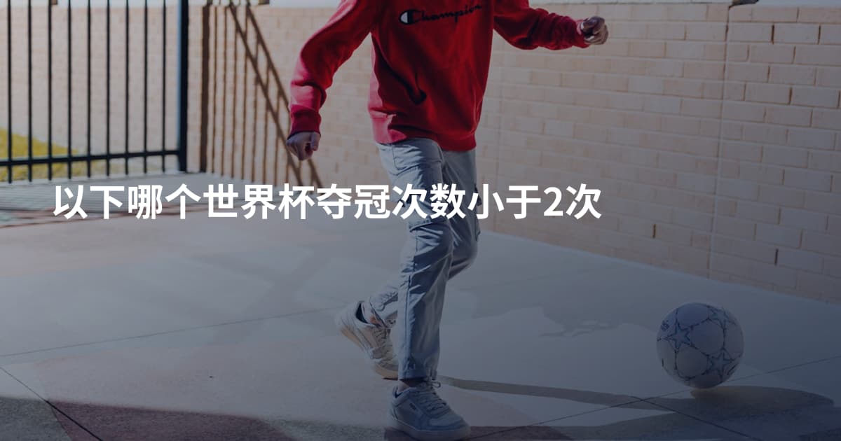 以下哪个世界杯夺冠次数小于2次