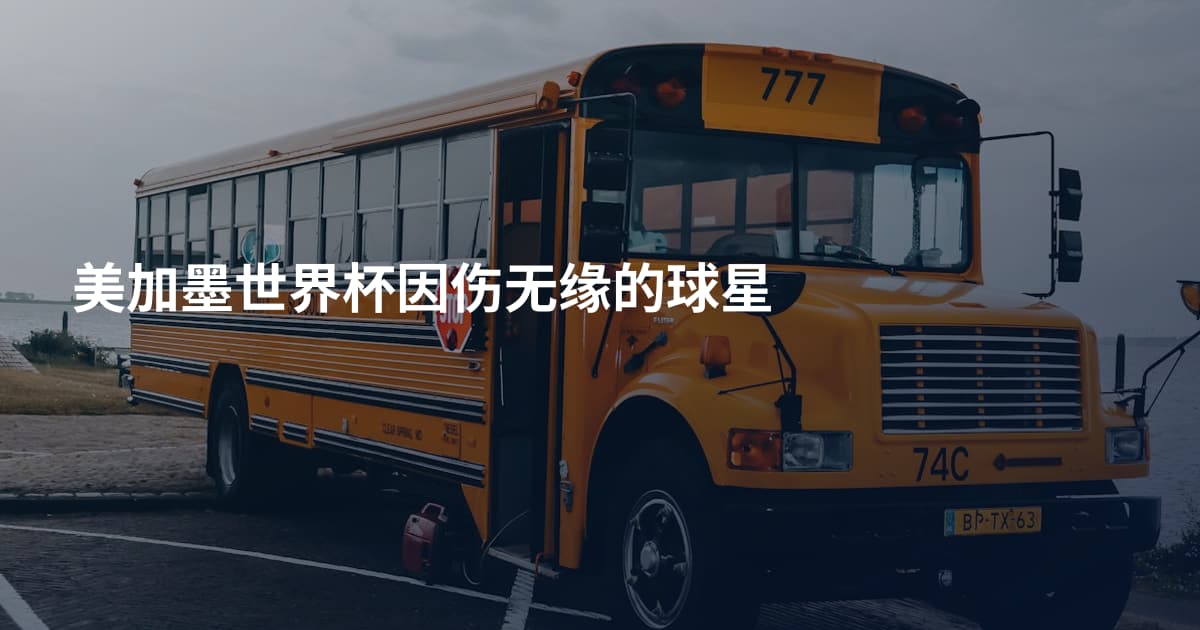 美加墨世界杯因伤无缘的球星