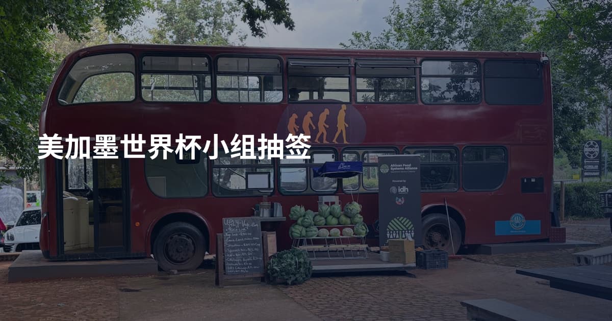 美加墨世界杯小组抽签