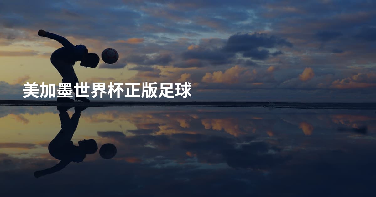 美加墨世界杯正版足球