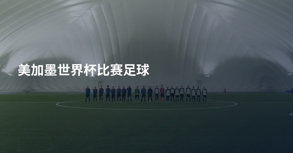 美加墨世界杯比赛足球