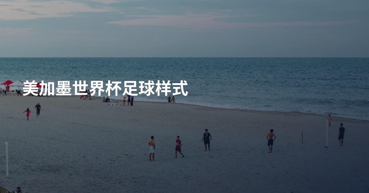 美加墨世界杯足球样式