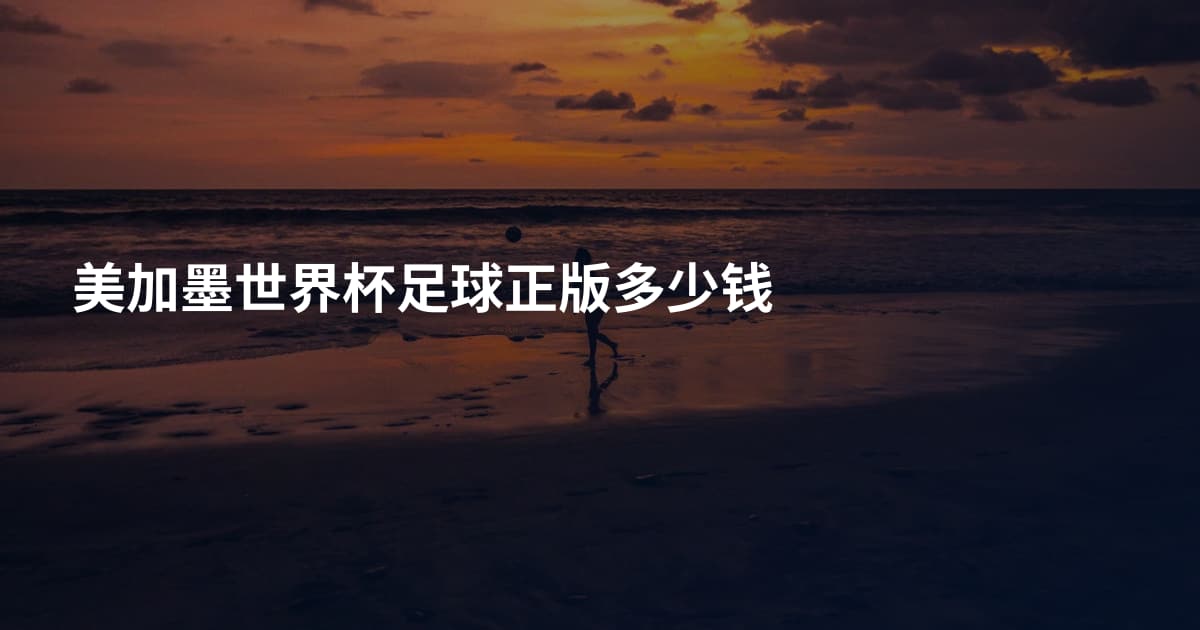 美加墨世界杯足球正版多少钱