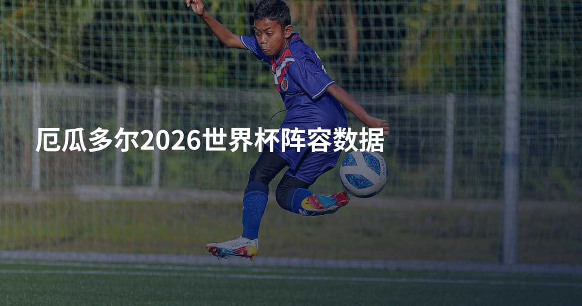 厄瓜多尔2026世界杯阵容数据