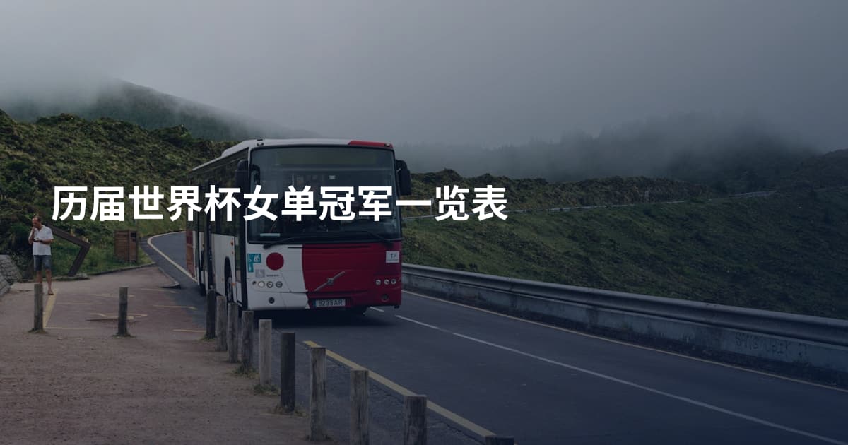 历届世界杯女单冠军一览表