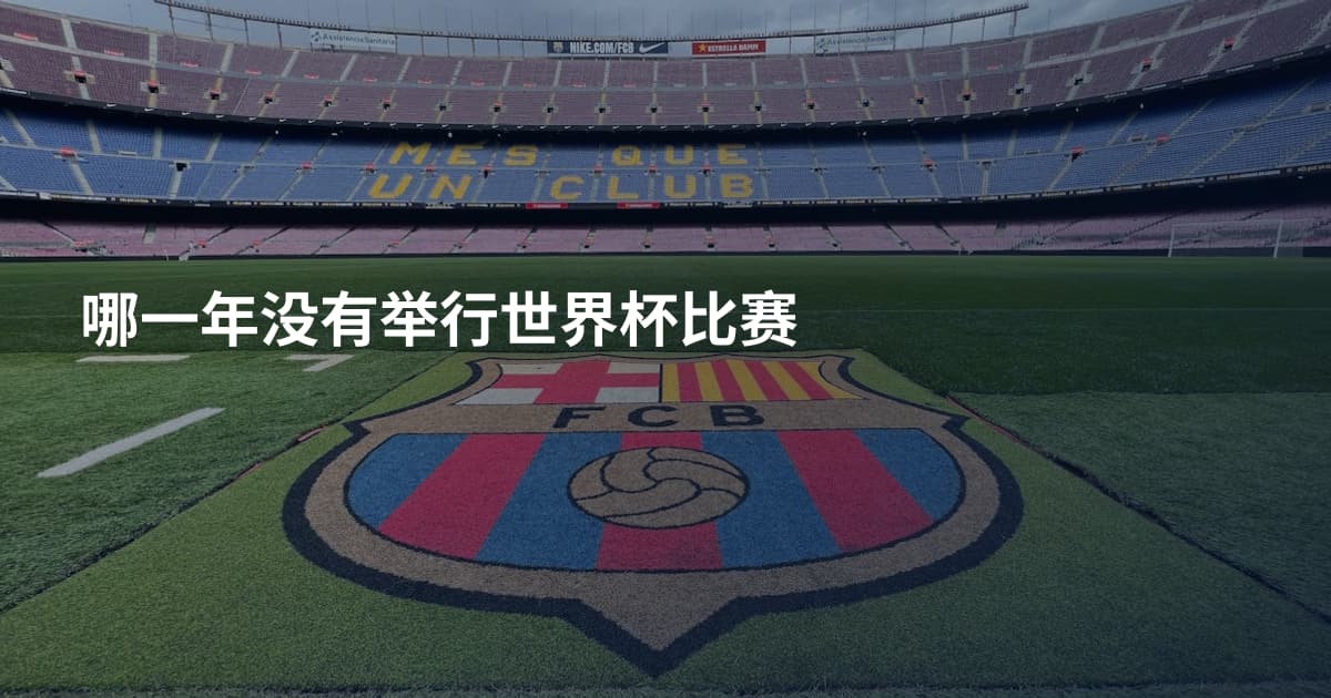 哪一年没有举行世界杯比赛