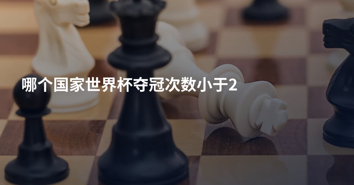 哪个国家世界杯夺冠次数小于2