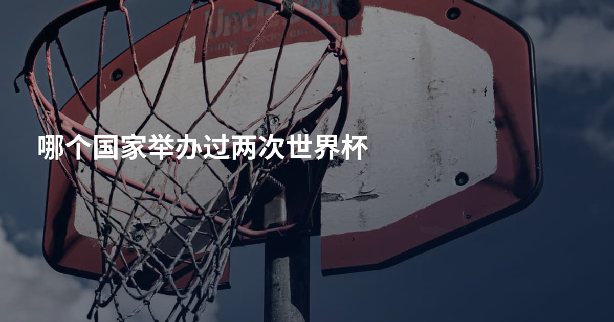 哪个国家举办过两次世界杯