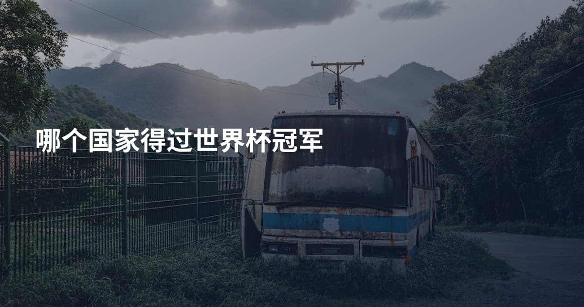 哪个国家得过世界杯冠军