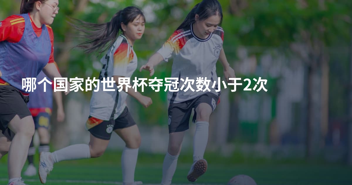 哪个国家的世界杯夺冠次数小于2次