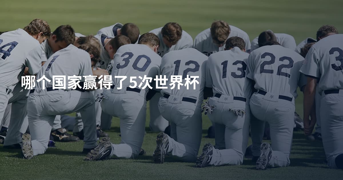 哪个国家赢得了5次世界杯