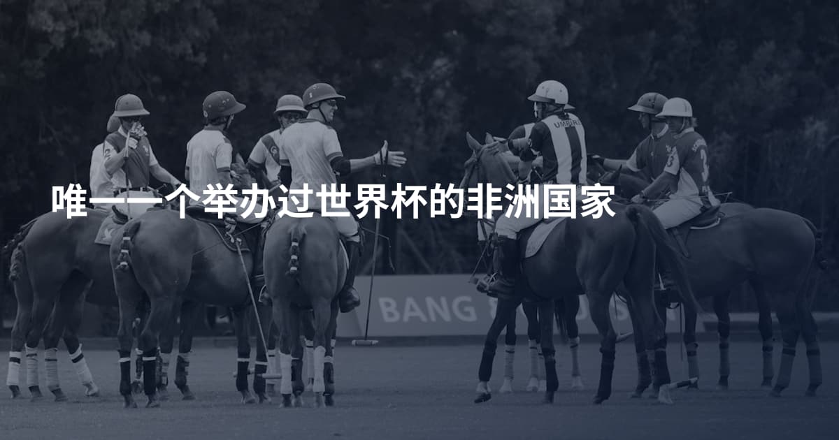 唯一一个举办过世界杯的非洲国家