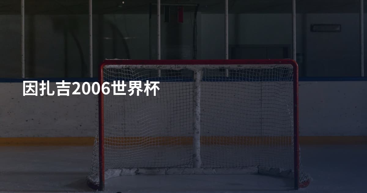 因扎吉2006世界杯