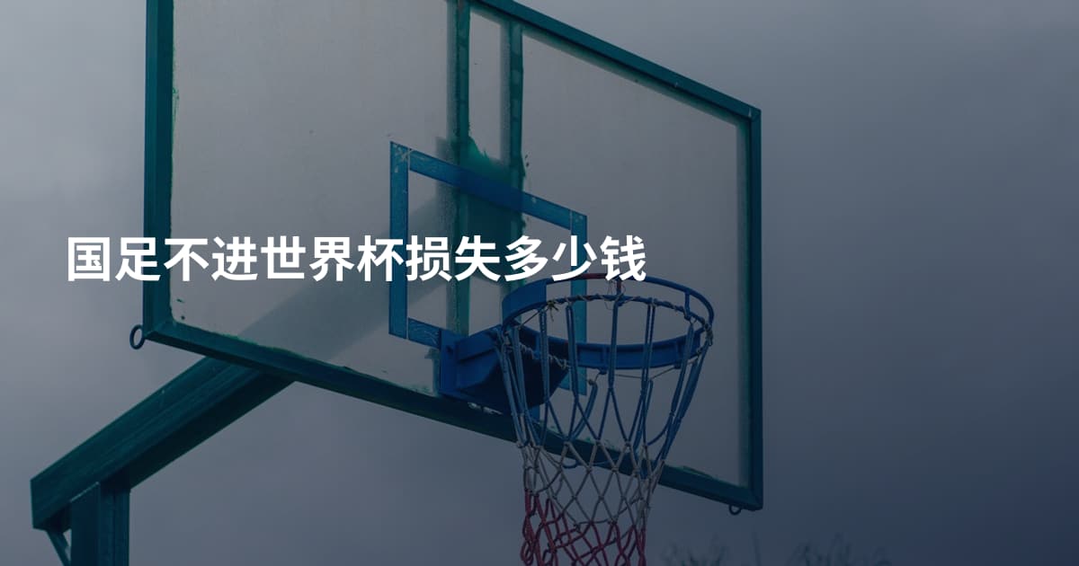 国足不进世界杯损失多少钱