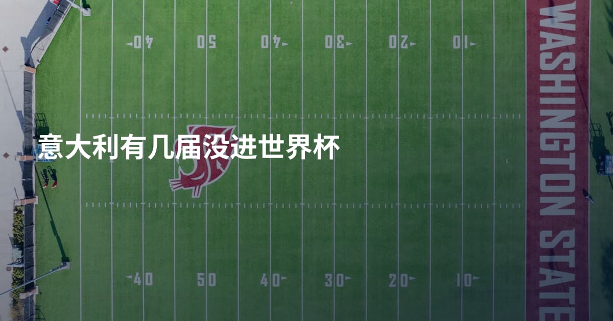 意大利有几届没进世界杯