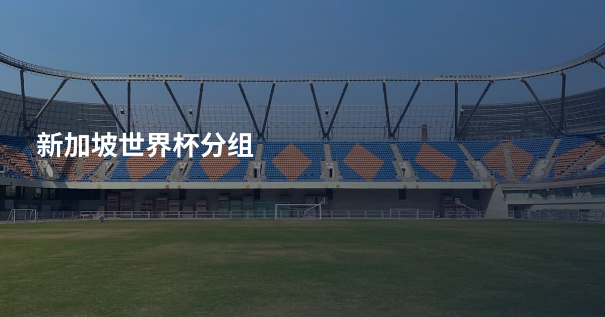 新加坡世界杯分组