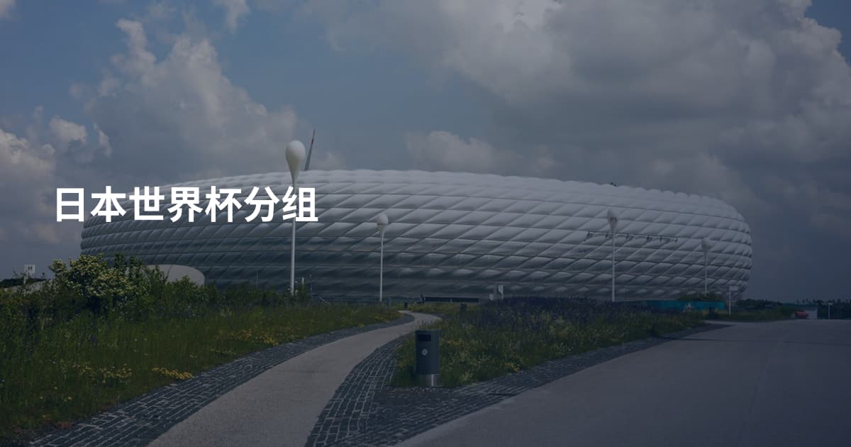 日本世界杯分组