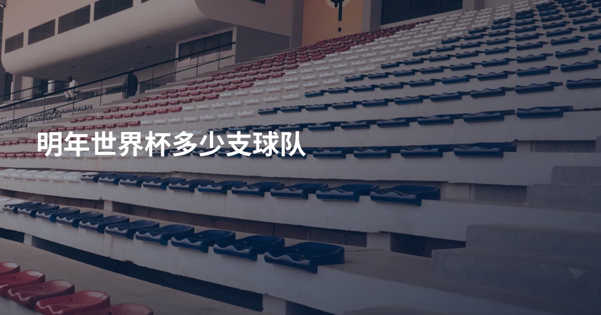 明年世界杯多少支球队