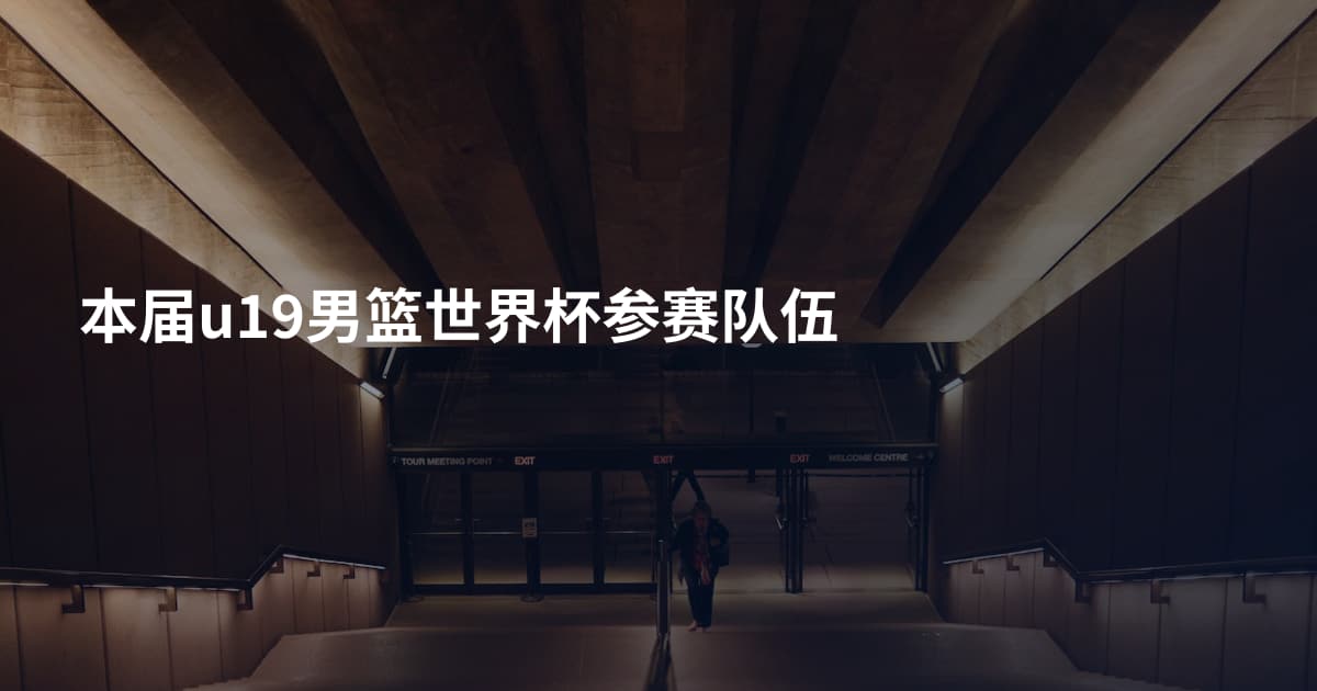 本届u19男篮世界杯参赛队伍
