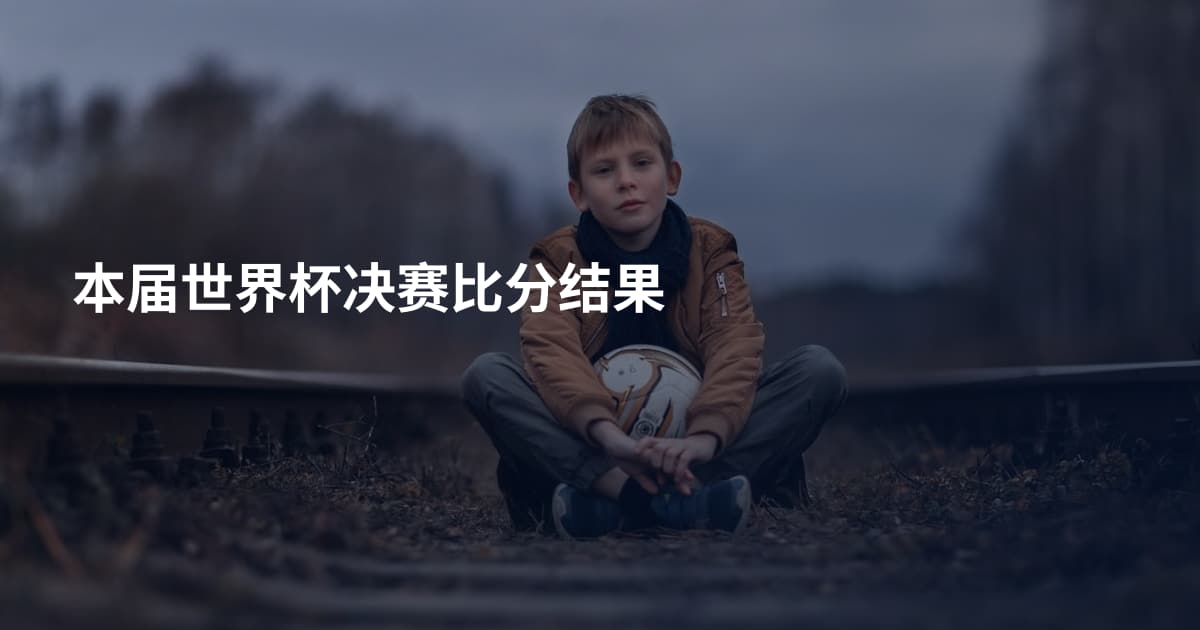 本届世界杯决赛比分结果