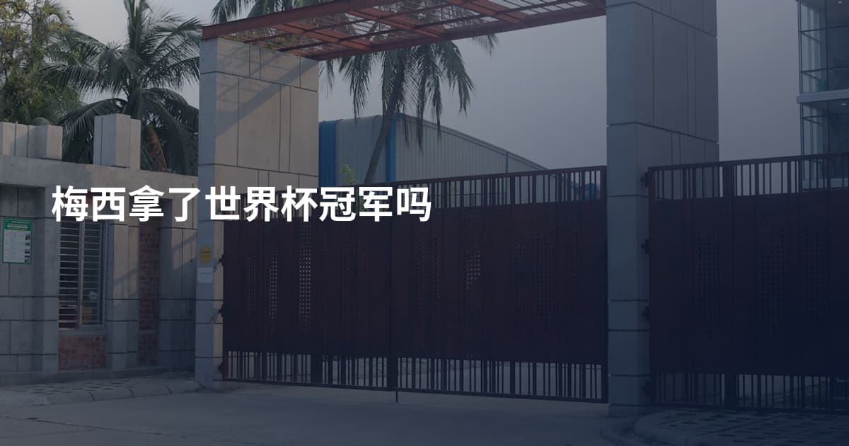 梅西拿了世界杯冠军吗