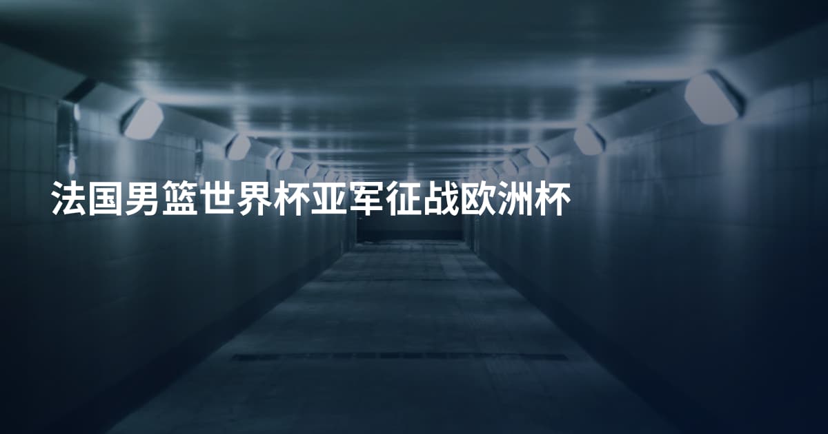 法国男篮世界杯亚军征战欧洲杯