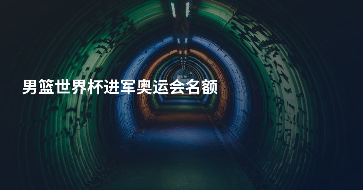 男篮世界杯进军奥运会名额