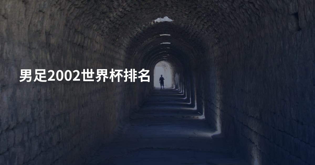 男足2002世界杯排名