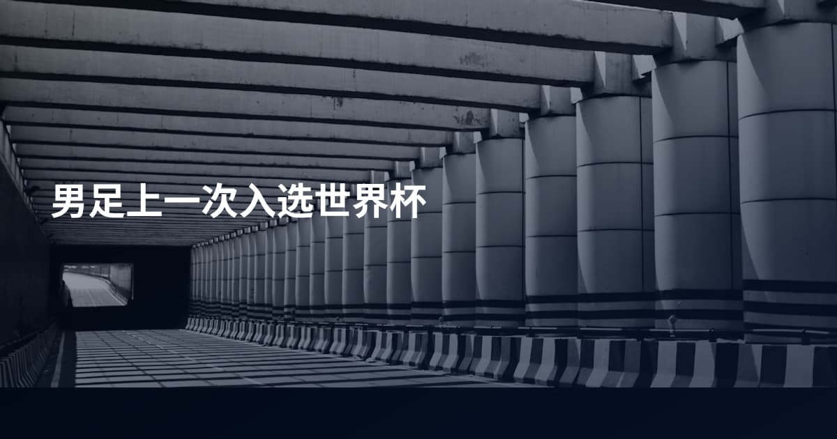 男足上一次入选世界杯