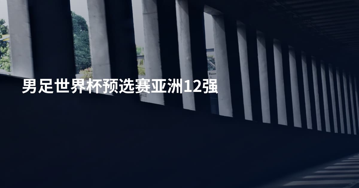 男足世界杯预选赛亚洲12强