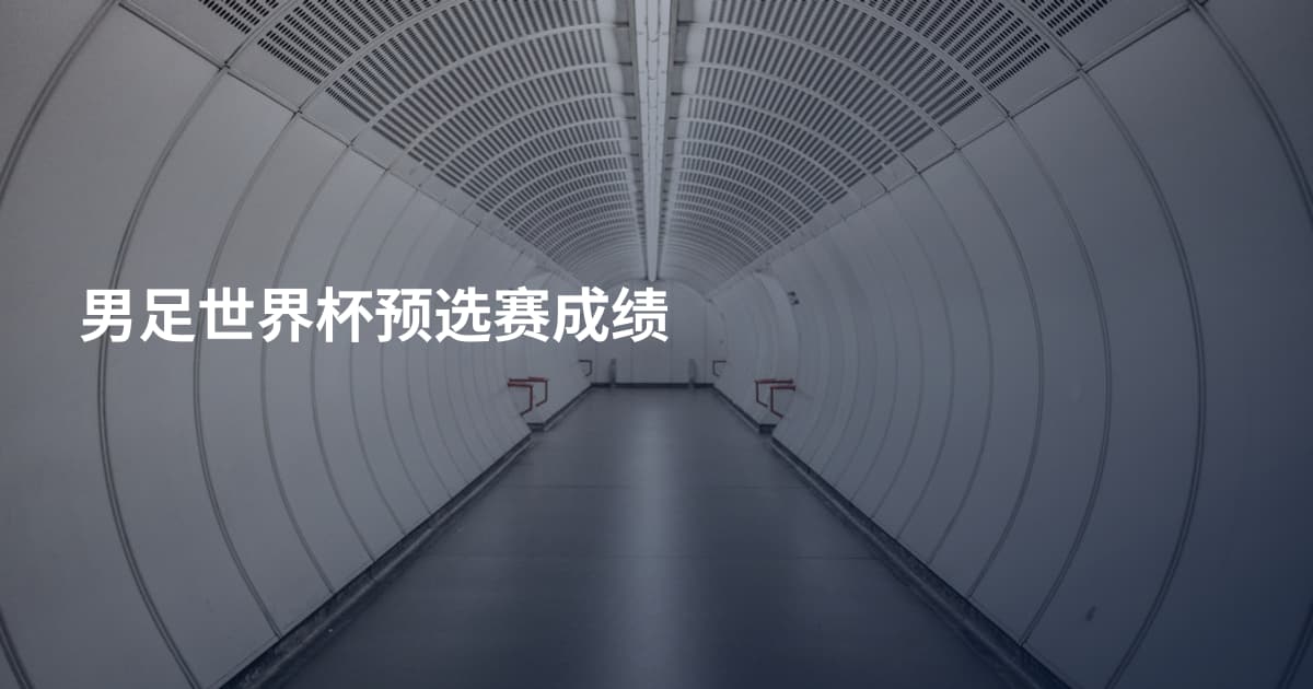 男足世界杯预选赛成绩