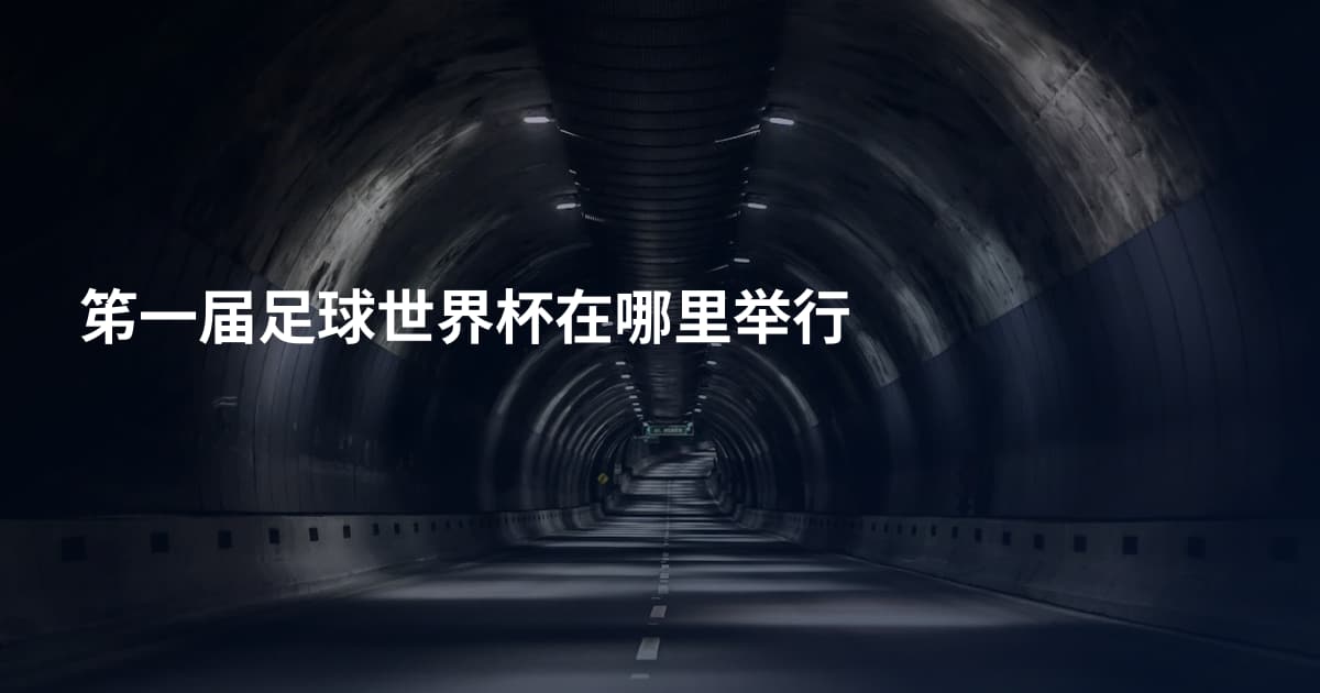 笫一届足球世界杯在哪里举行