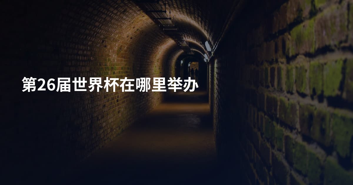 第26届世界杯在哪里举办