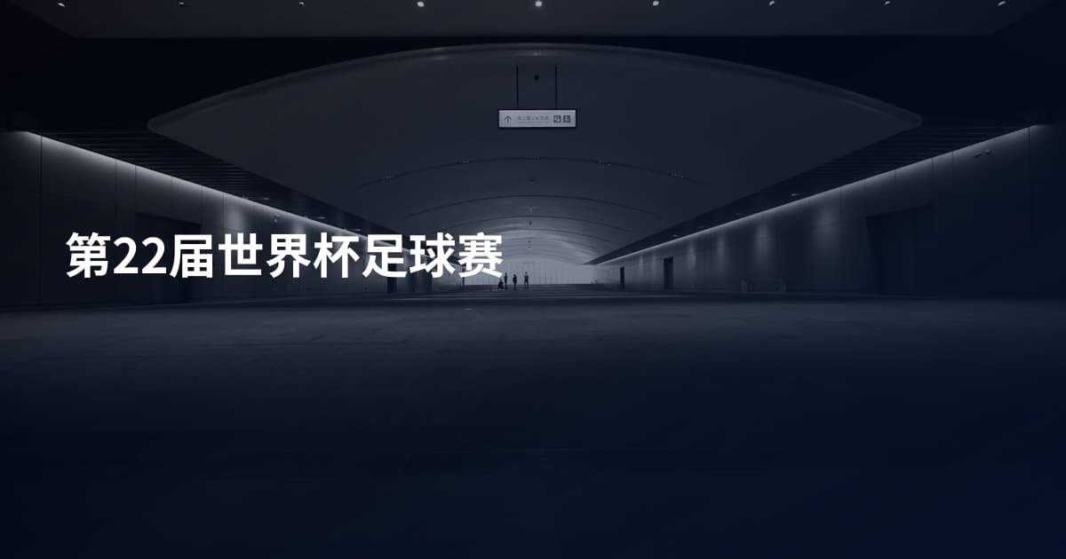 第22届世界杯足球赛