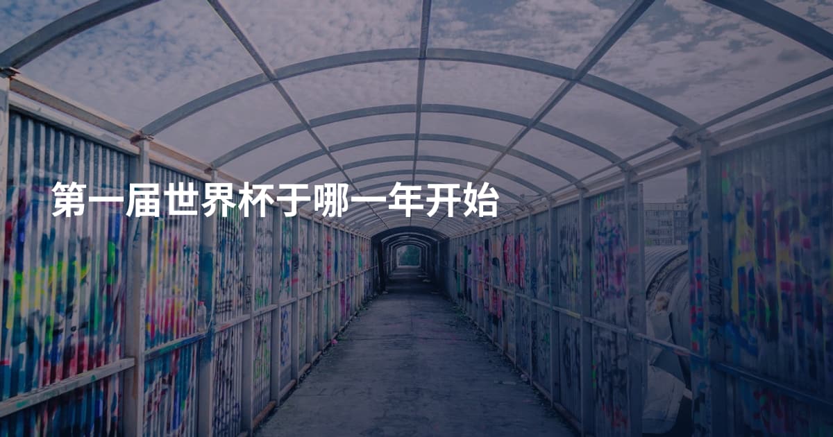 第一届世界杯于哪一年开始