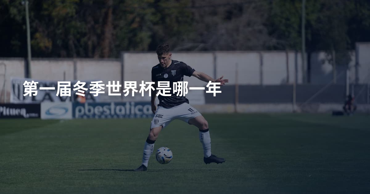 第一届冬季世界杯是哪一年