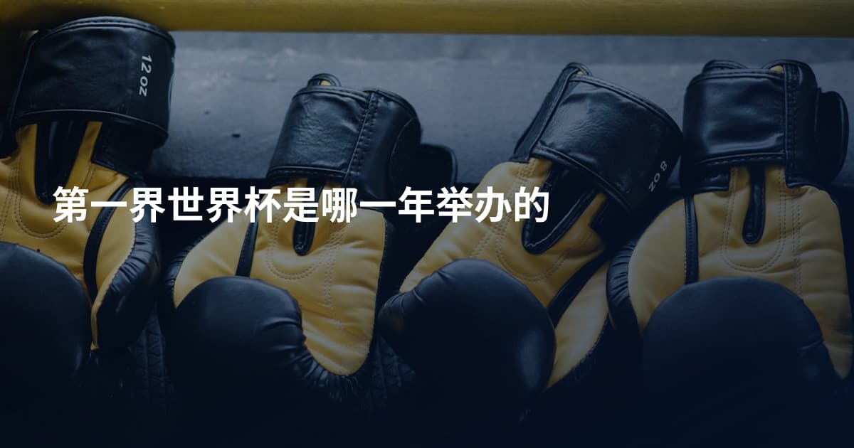 第一界世界杯是哪一年举办的