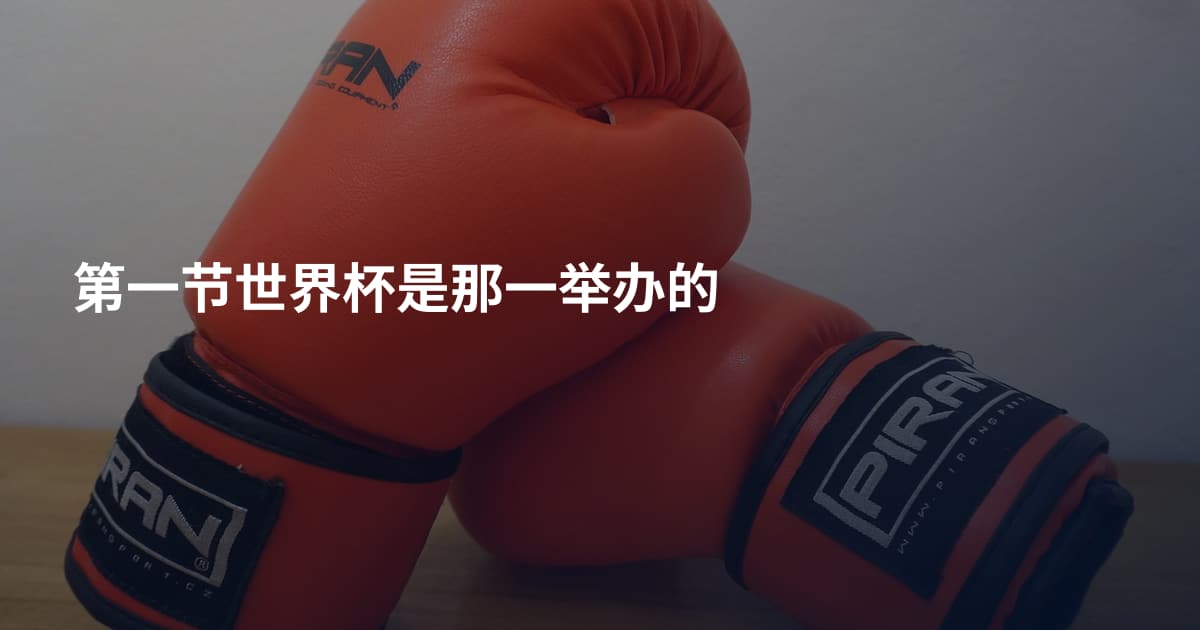 第一节世界杯是那一举办的