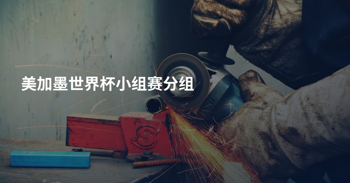 美加墨世界杯小组赛分组