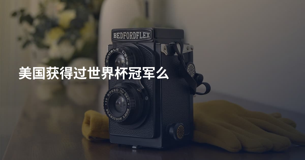 美国获得过世界杯冠军么