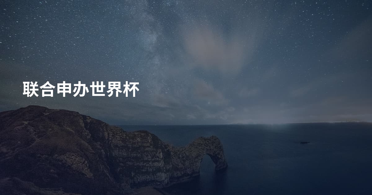 联合申办世界杯