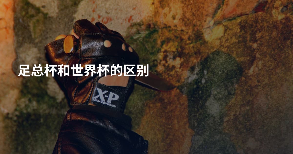足总杯和世界杯的区别