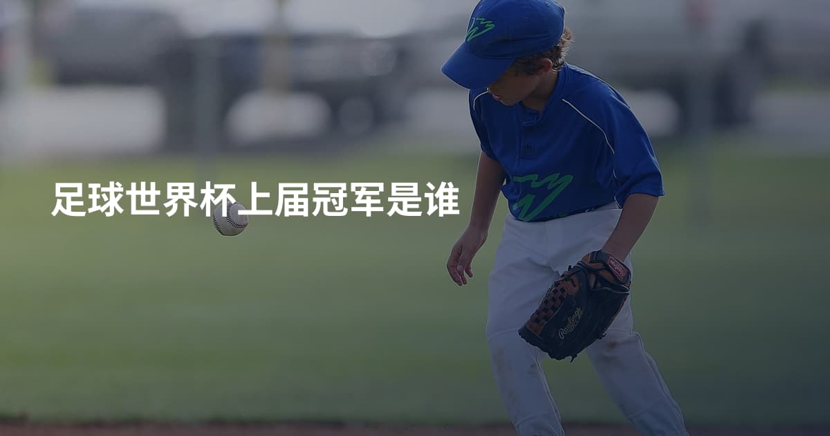 足球世界杯上届冠军是谁