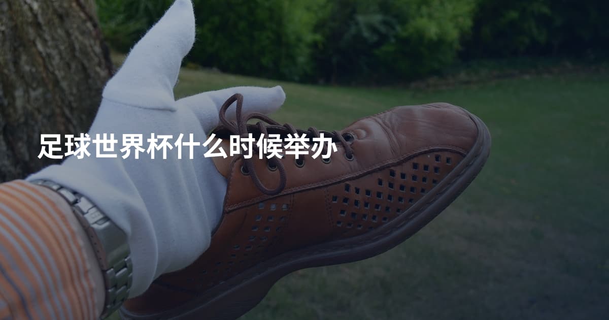 足球世界杯什么时候举办