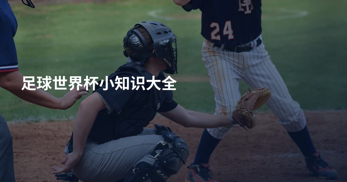 足球世界杯小知识大全