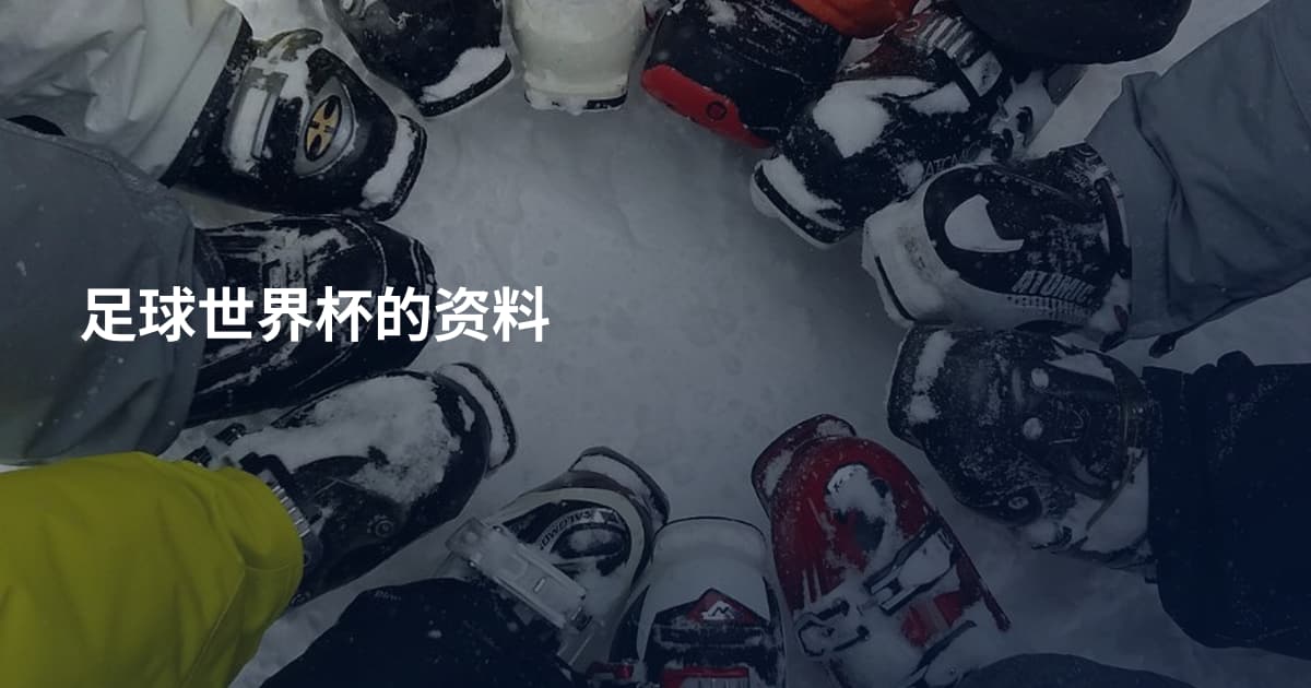 足球世界杯的资料