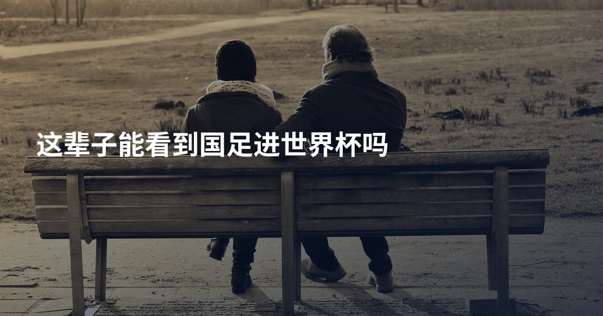这辈子能看到国足进世界杯吗