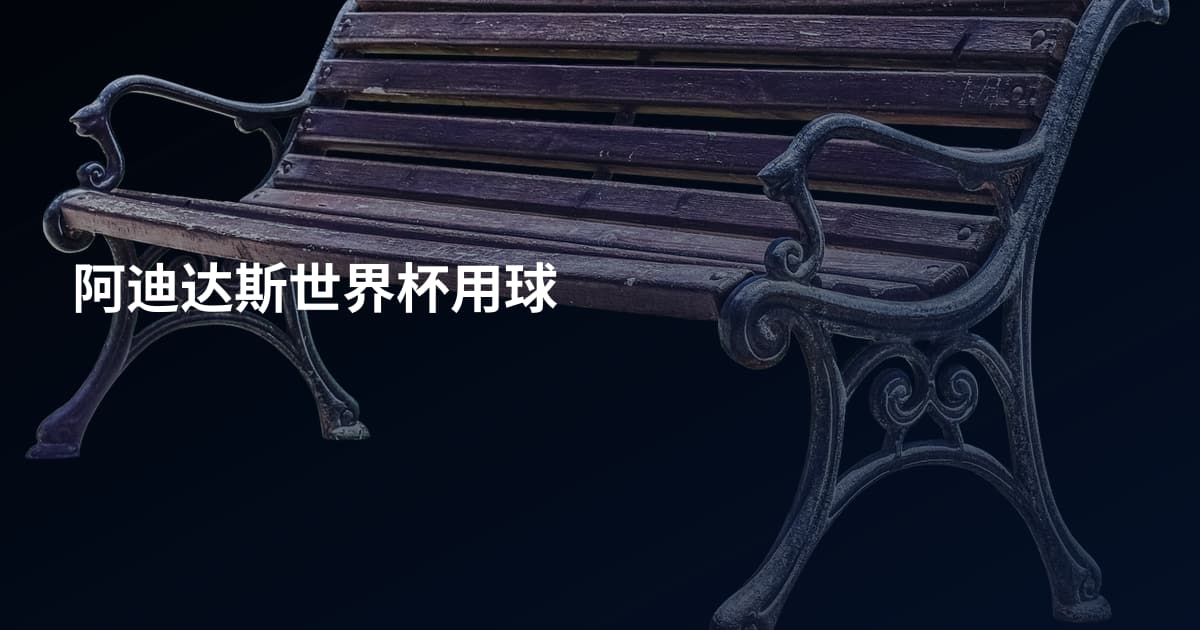 阿迪达斯世界杯用球